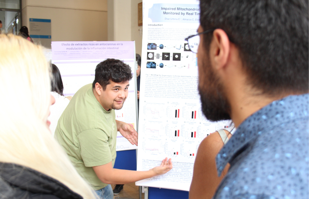 También hubo una sección de pósters científicos a partir de una convocatoria dirigida a la comunidad universitaria, la cual logró congregar a más de 50 ejemplares. 