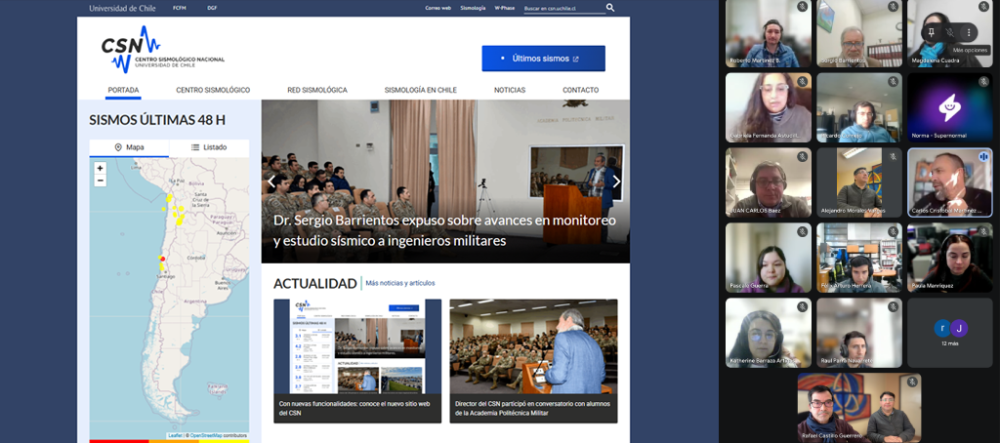 Lanzamiento virtual del sitio.