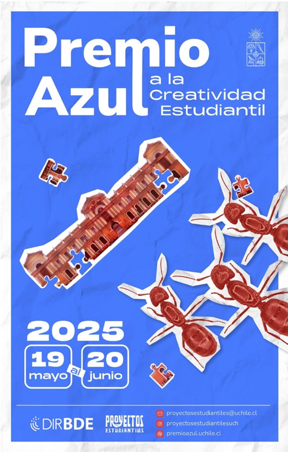 Afiche Premio Azul 2025.