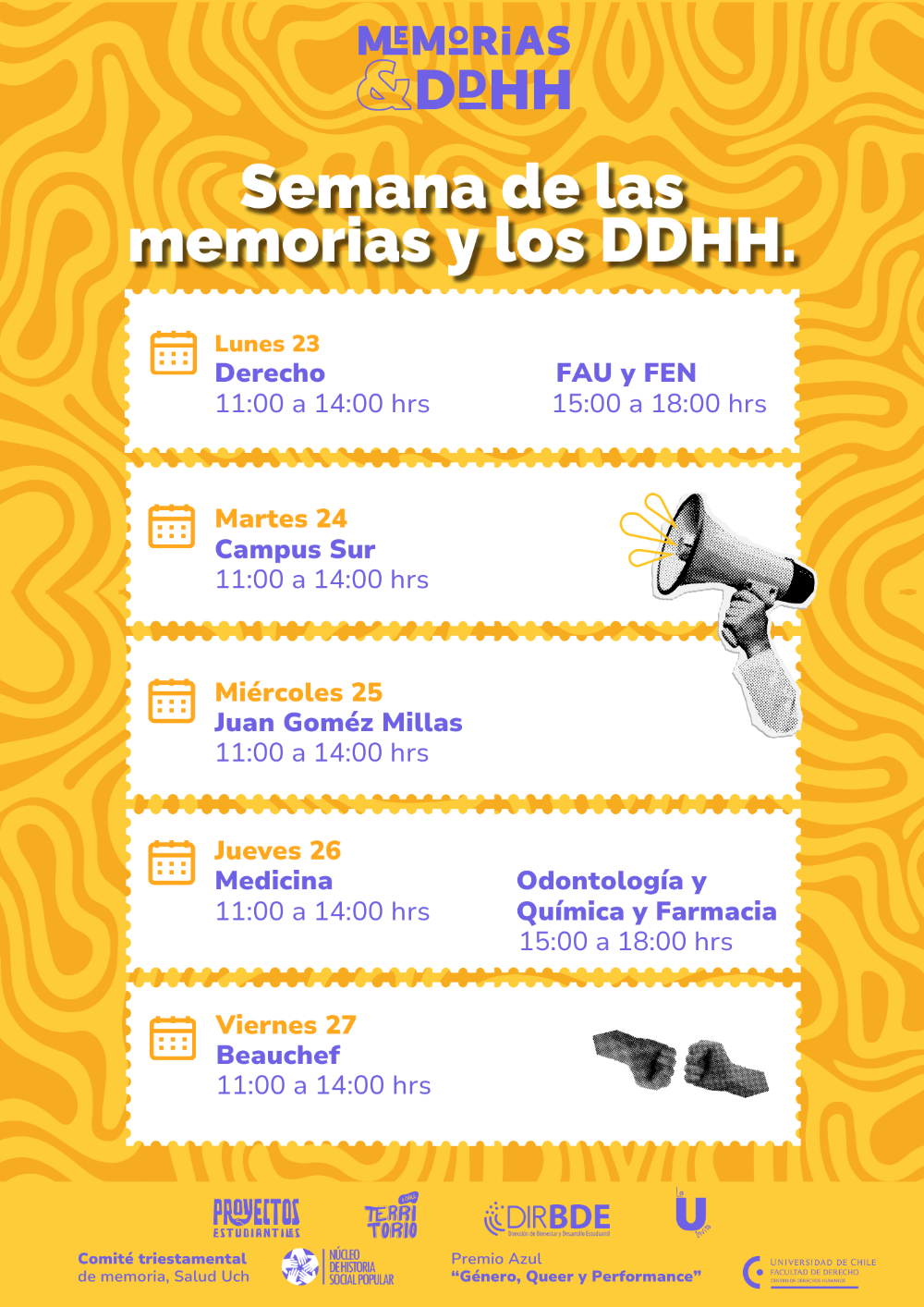 Afiche semana de las memorias