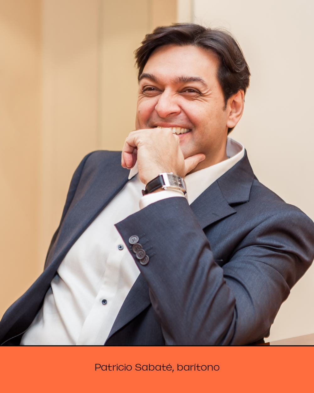 Patricio Sabaté, barítono y solista chileno
