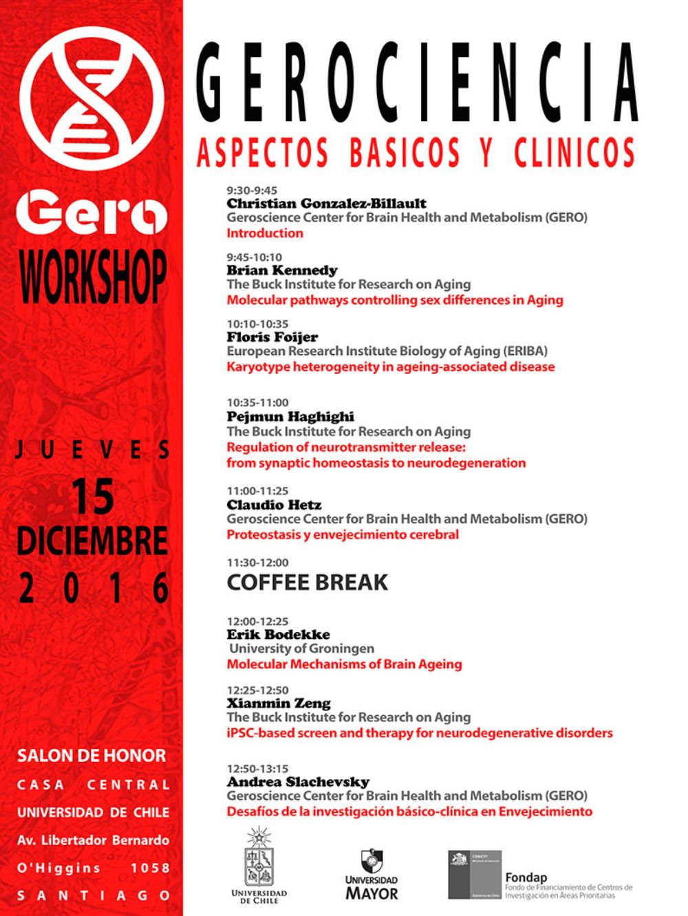 Centro de Gerociencia, Salud Mental y Metabolismo (GERO)