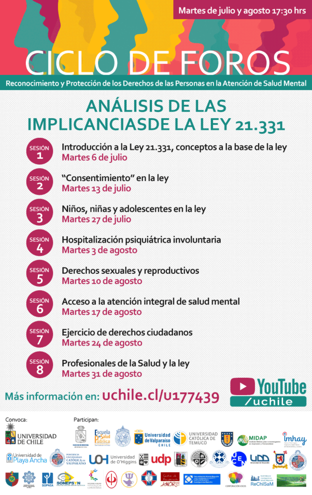 Afiche foro Análisis de las implicancias de la Ley 21.331