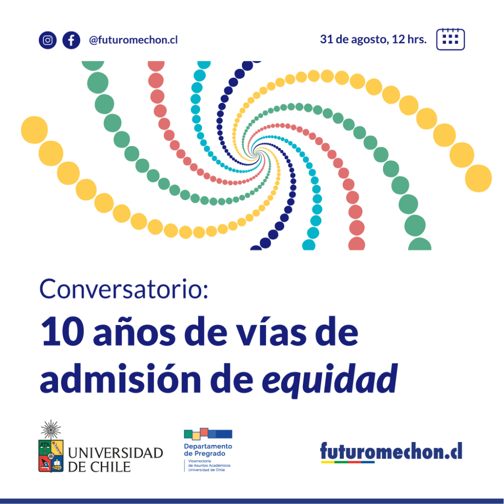 Banner - Conversatorio de bienvenida: 10 años de vías de admisión de equidad