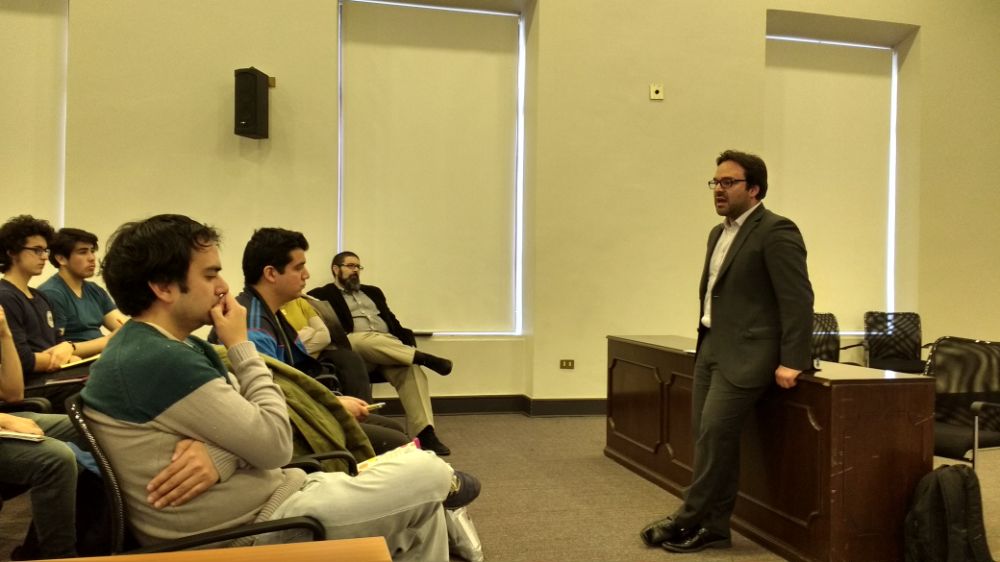 Branislav Marelic, Director del INDH, en charla inaugural del CFG.