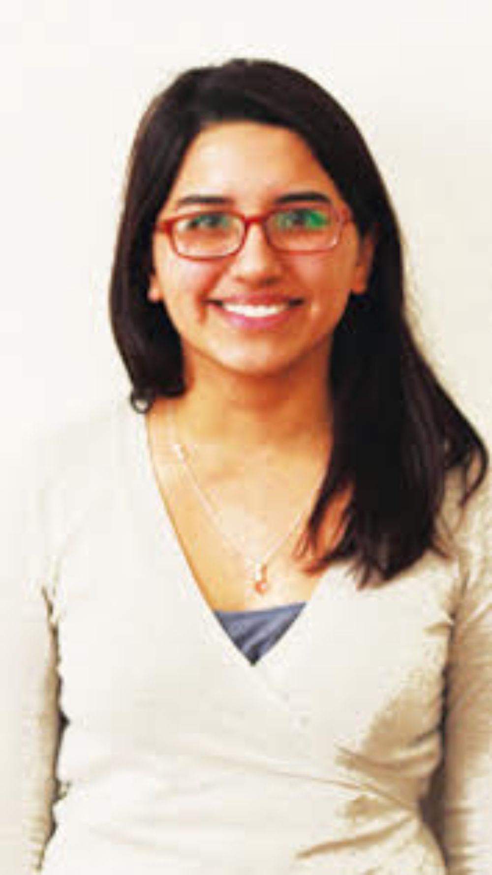 Senadora Universitaria Doris Pinto Manquenahuel, estudiante de la Facultad de Economía y Negocios.