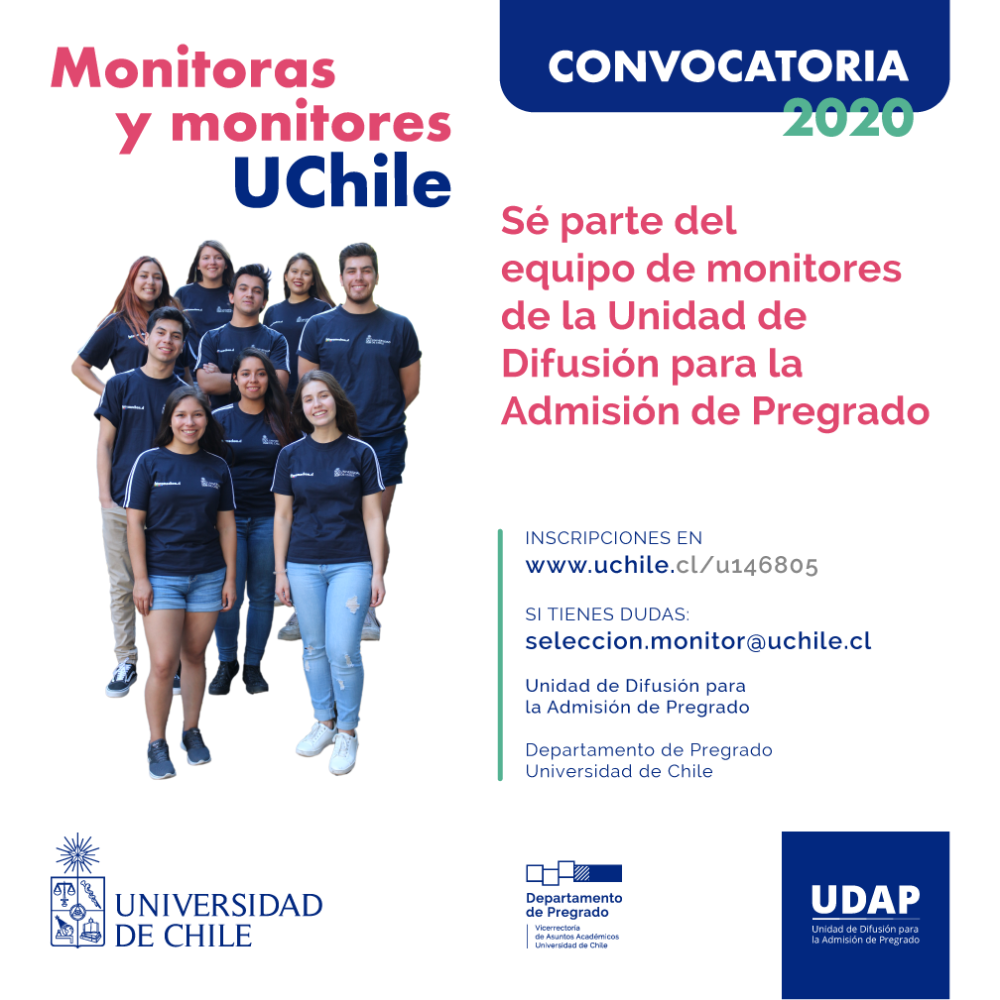 convocatoria monitores UDAP