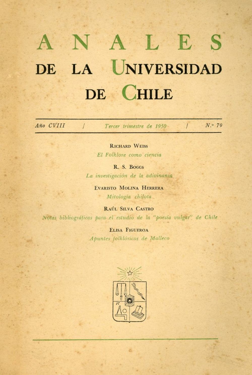 Anales de la Universidad de Chile