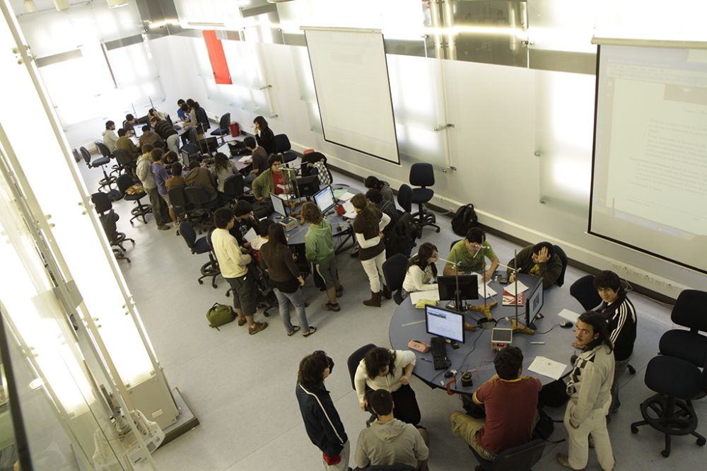 Estudiantes en Beauchef