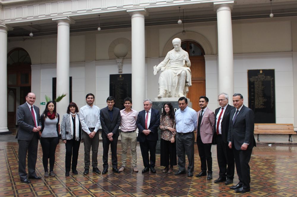 Ceremonia de entrega de becas Santander