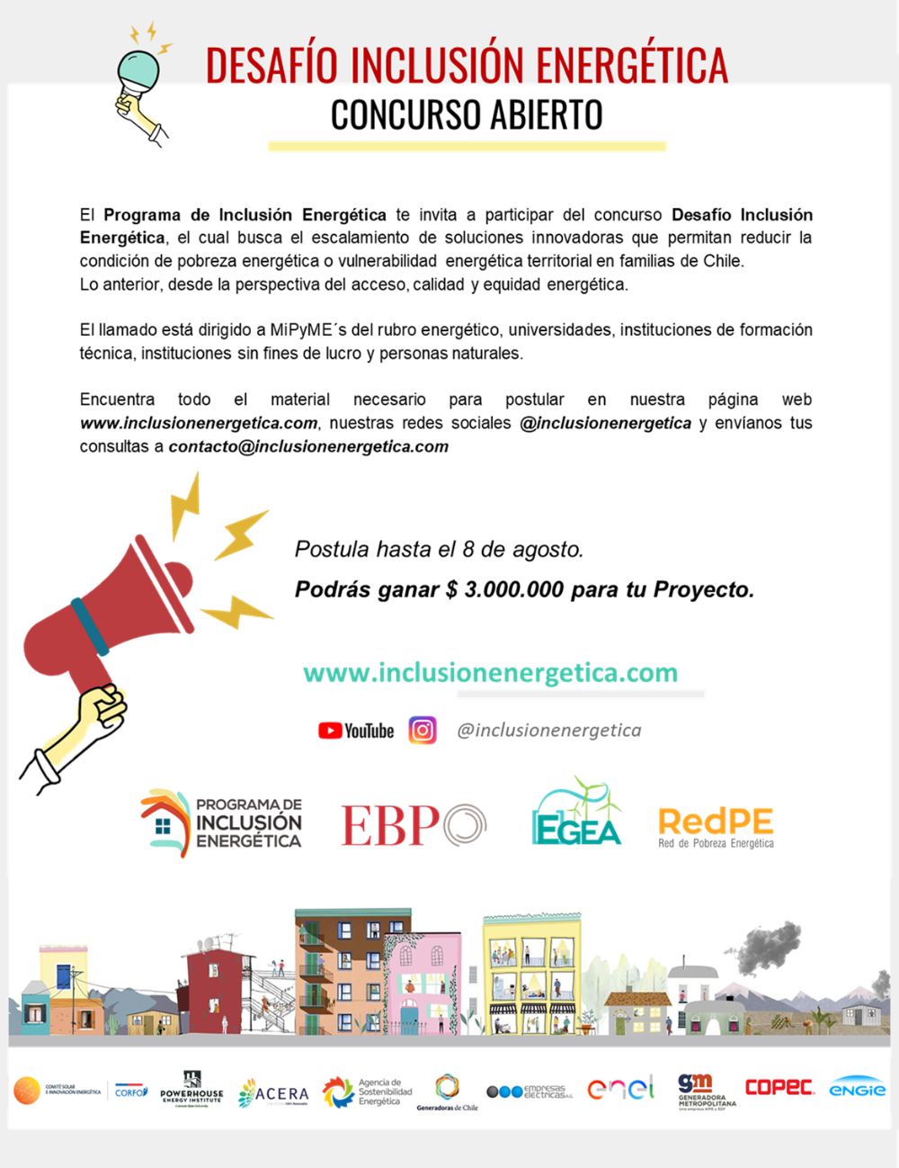 Concurso "Desafío de Inclusión Energética"