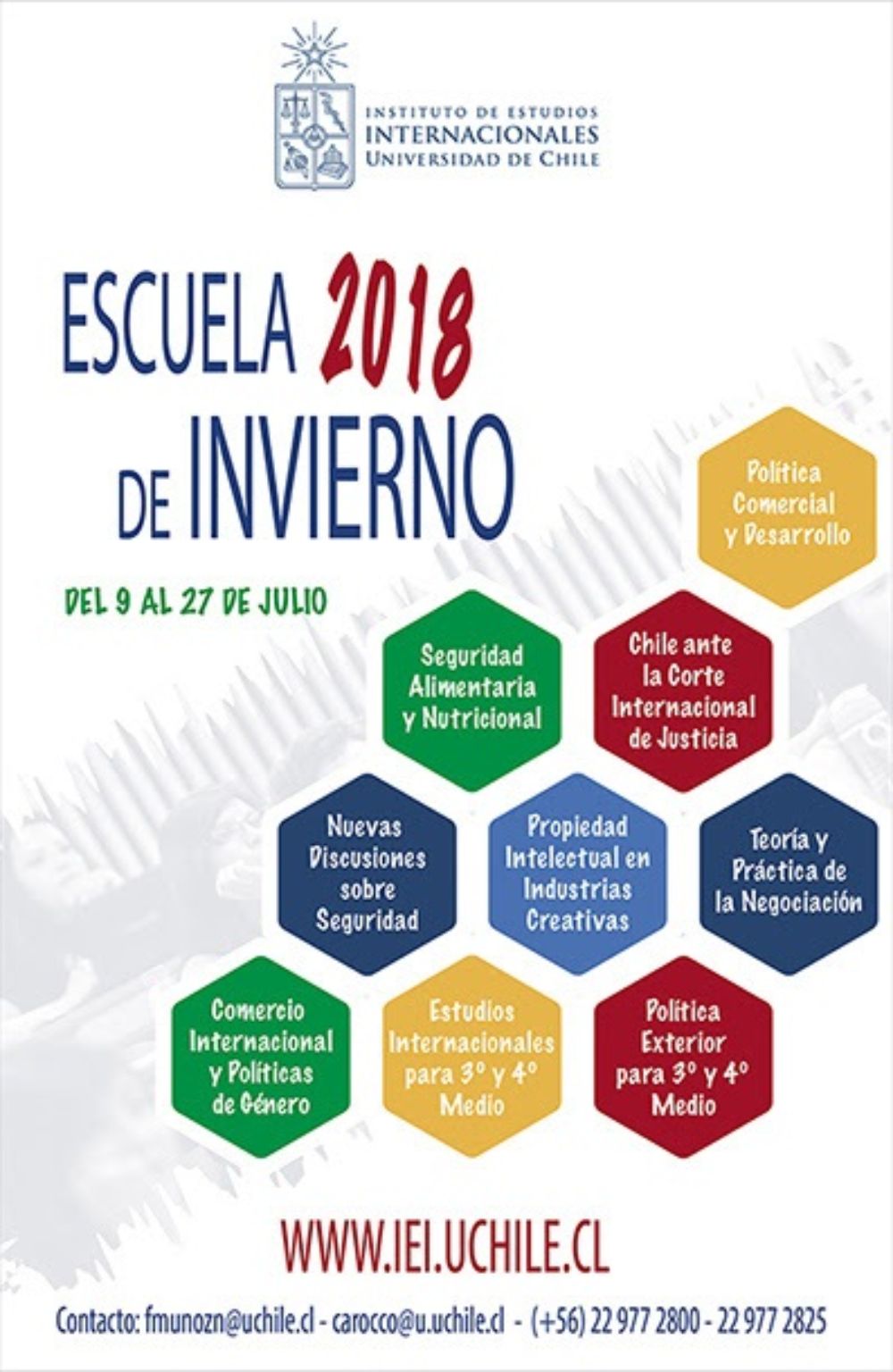 Escuela de invierno del IEI 2018