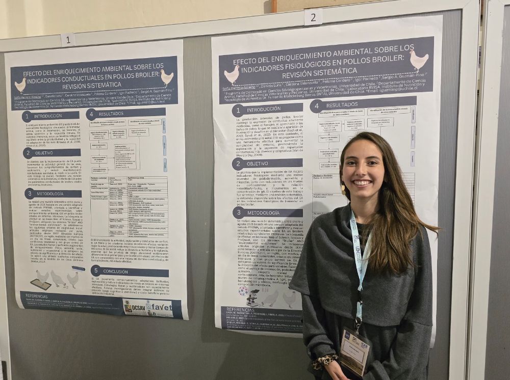 Sofia Herrera, Estudiante del DCSAV, presenta avances de investigación en el 50º Congreso SOCHIPA A.G.
