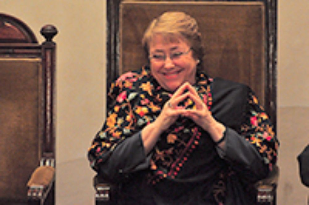 Presidenta de la República, Michelle Bachelet Jeria.