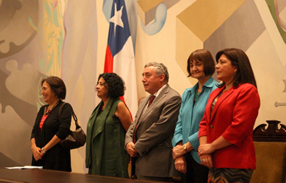 Este lunes 9 de marzo se conmemoró en la Casa Central de la Universidad de Chile el Día Internacional de la Mujer.