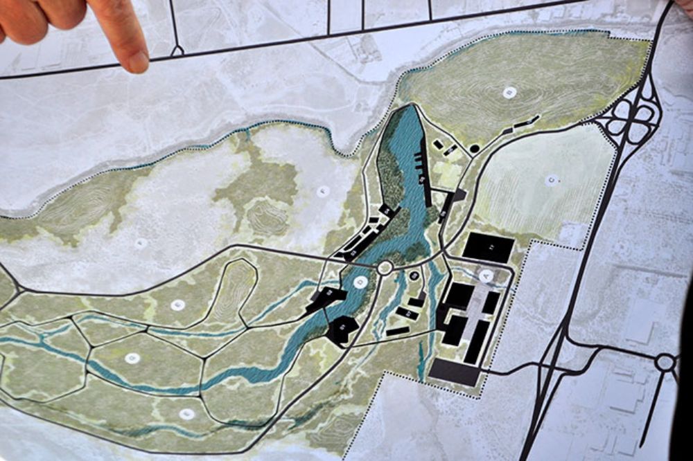 El terreno de la Universidad de Chile consta de 1.022 hectáreas que se encuentran al borde de la ruta 68. 