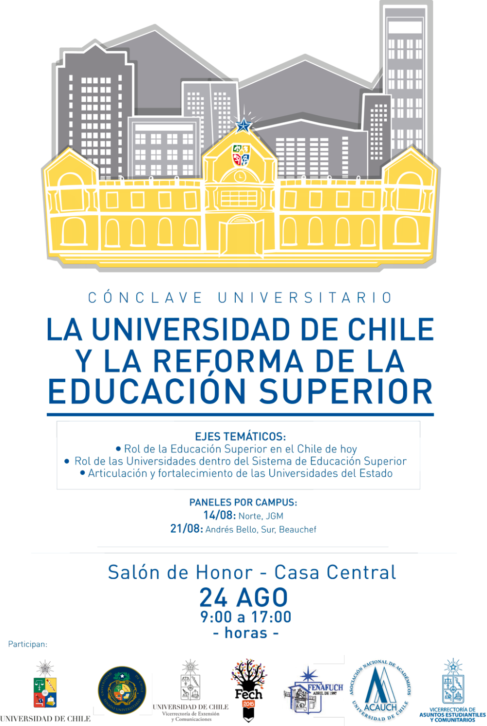 Afiche del cónclave (click para ver en detalle).