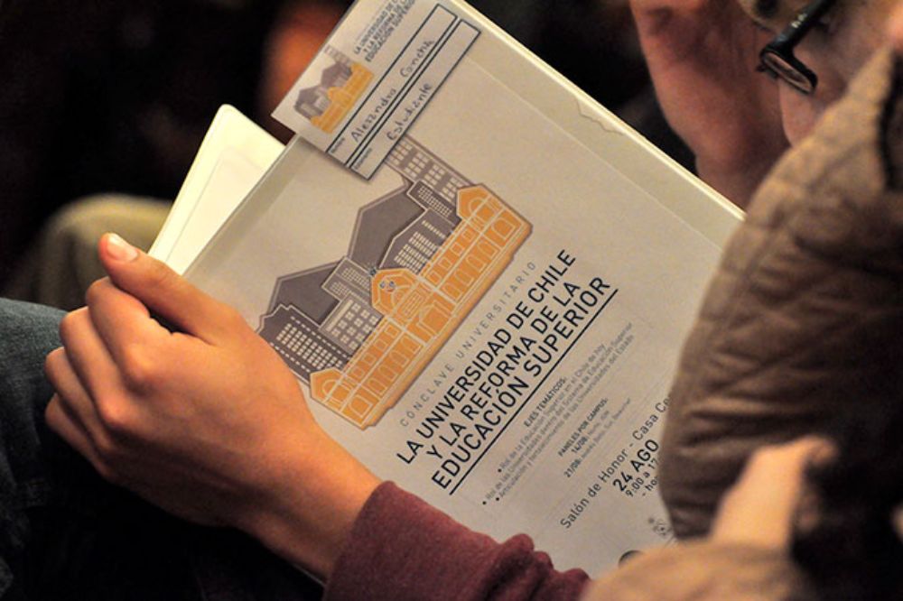 El cónclave "La Universidad de Chile y la Reforma a la Educación Superior" buscó confrontar y converger las visiones de la comunidad universitaria en este respecto.