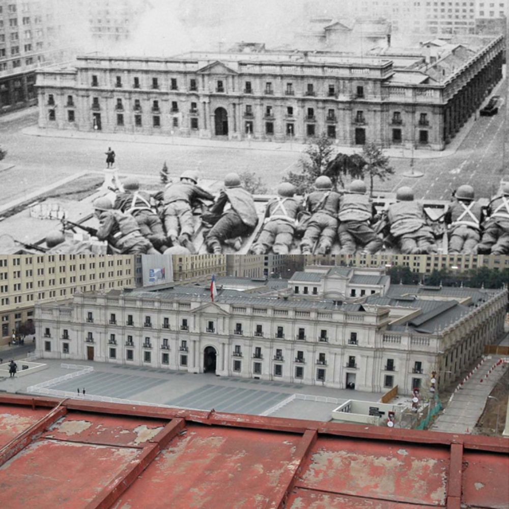 Créditos de los montajes fotográficos: La Tercera.