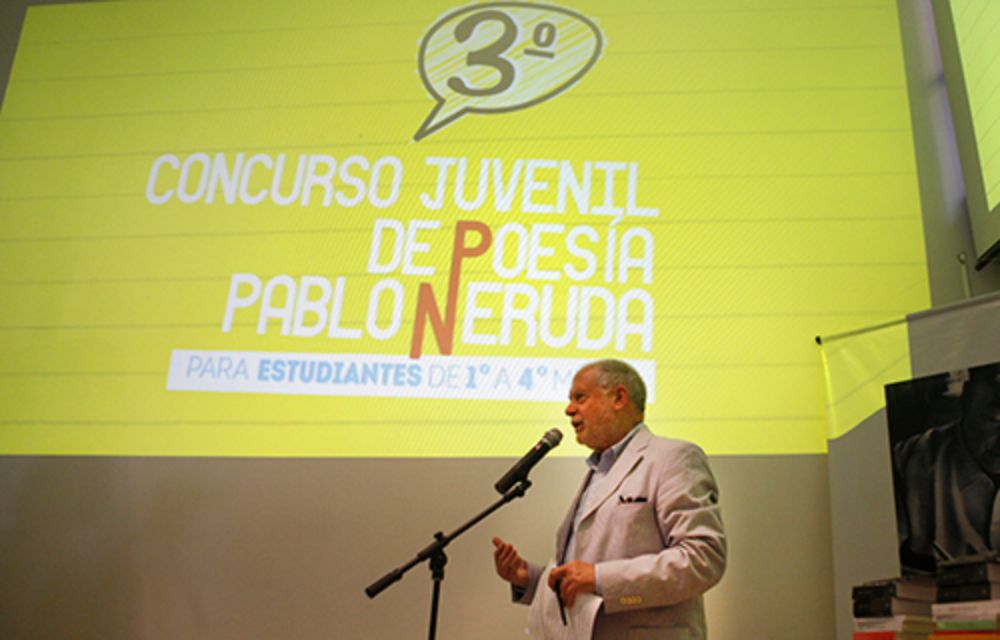 La premiación de la tercera versión del "Concurso Juvenil de Poesía Pablo Neruda" se realizó el miércoles 16 de diciembre en la Casa Museo La Chascona.