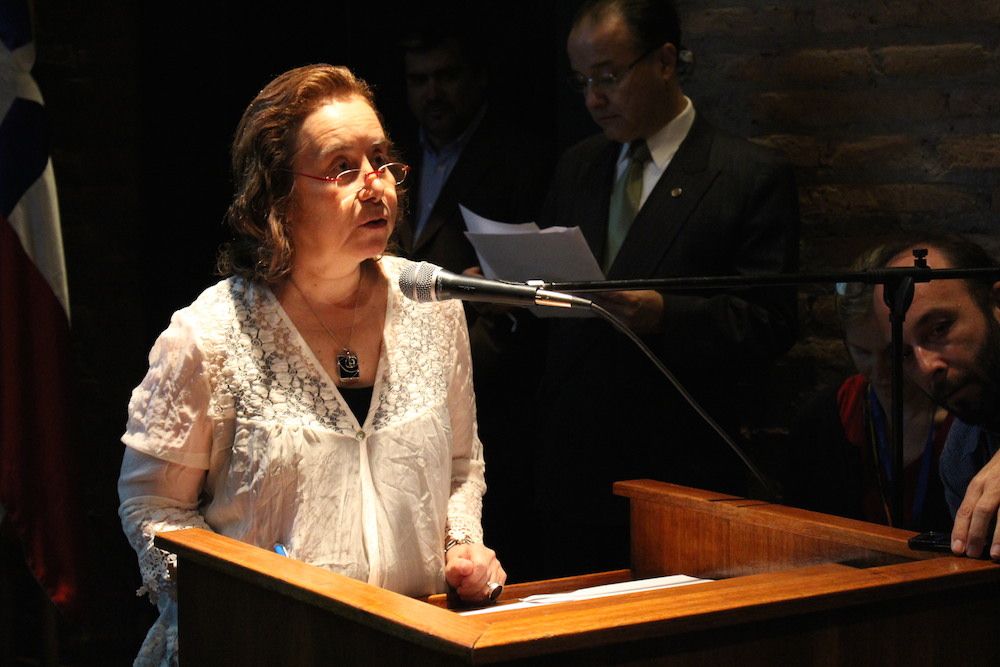 Decana Marcela Pizzi de la FAU.