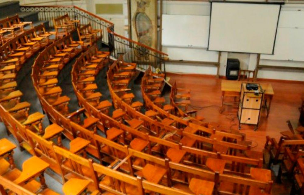 El anfiteatro del Instituto de Anatomía es una de sus postales más reconocidas