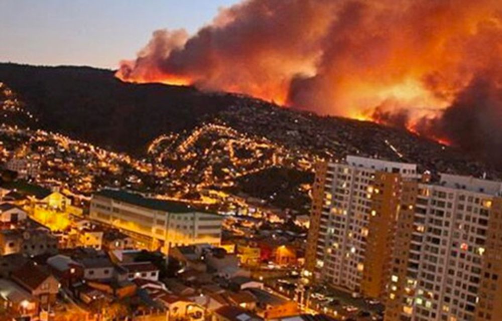 El incendio se inició el 12 de abril del 2014 y es considerado como el peor de la historia de Valparaíso.