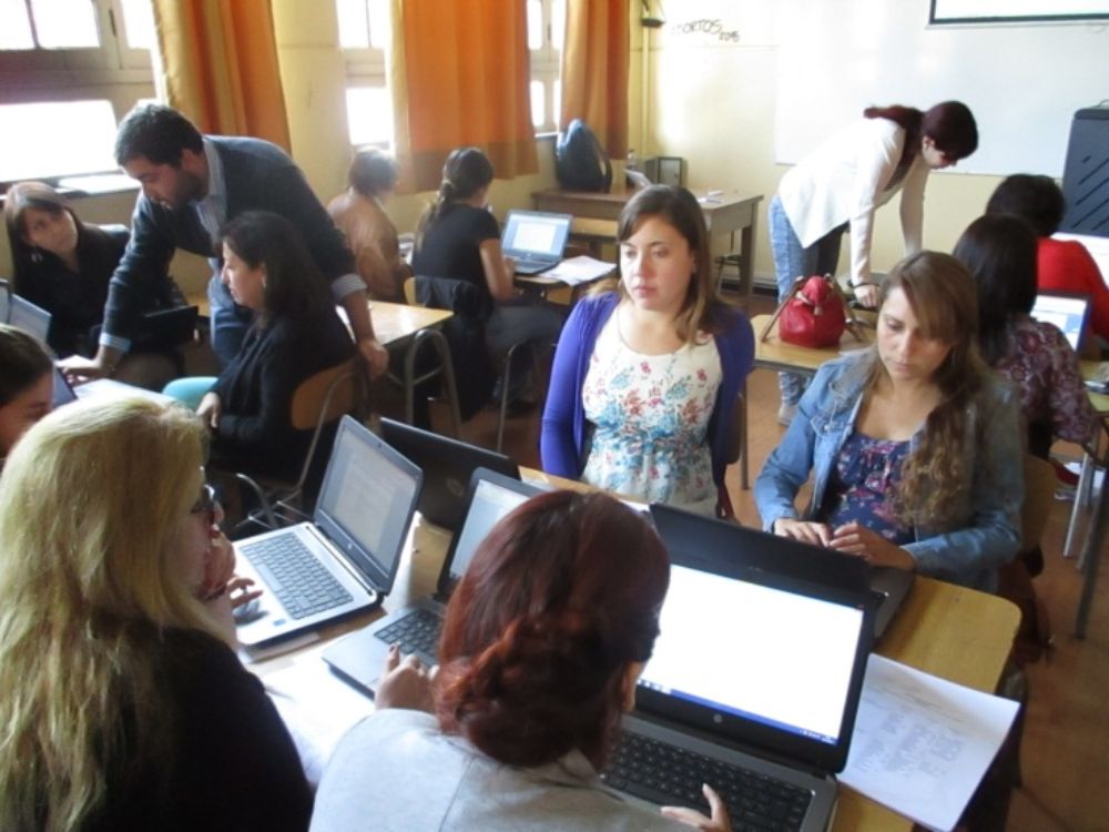 Docentes en el Taller