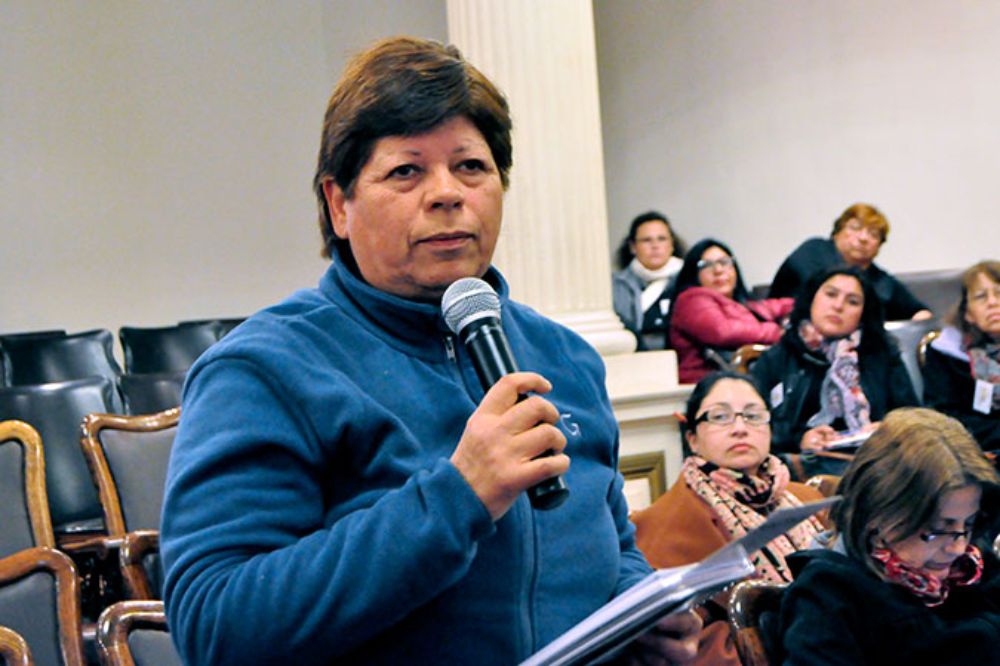 Como una oportunidad calificaron las asistentes el proceso de participación ciudadana por una nueva Constitución. 