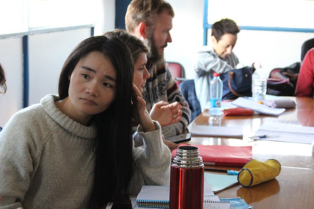 Ana vino desde la provincia de Shenzhen, China. Pasó de querer quedarse unos meses a optar por más cursos de español durante el segundo semestre.