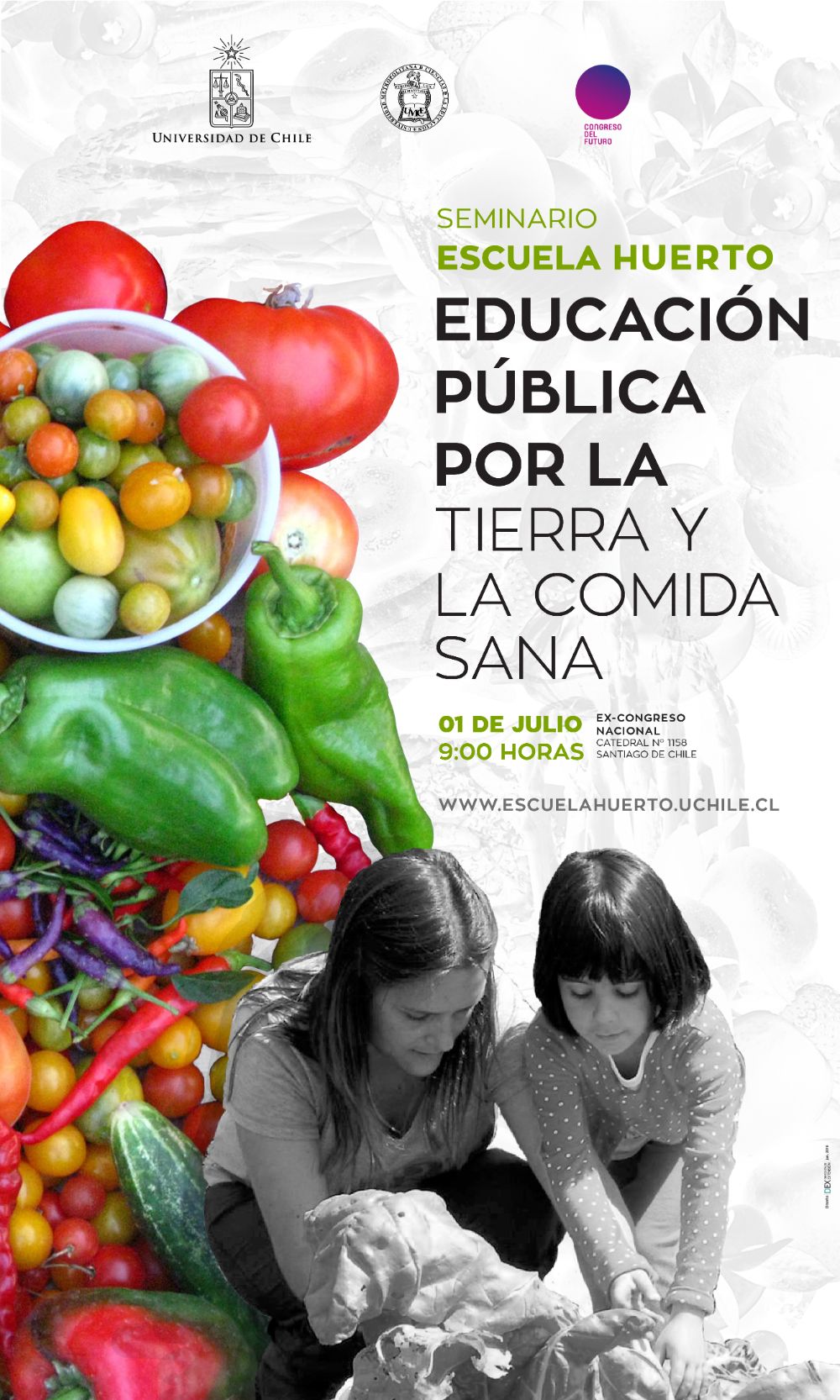 afiche escuela huerto
