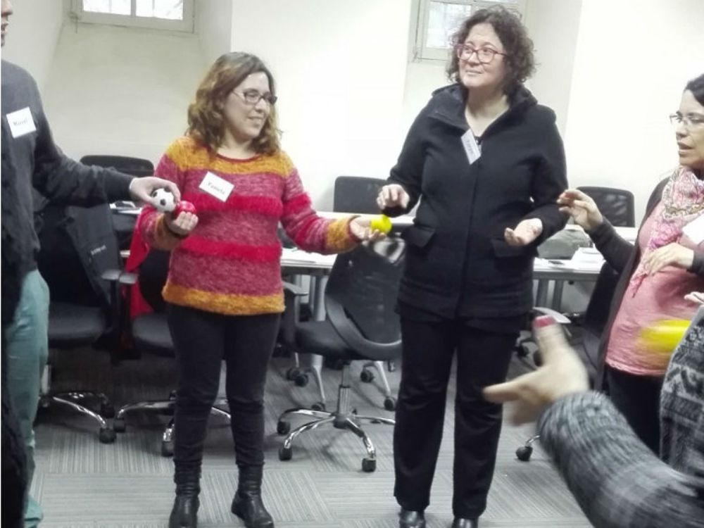 Funcionarios en el Taller