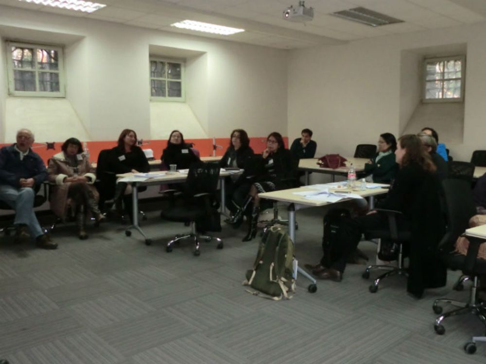 Funcionarios en el Taller