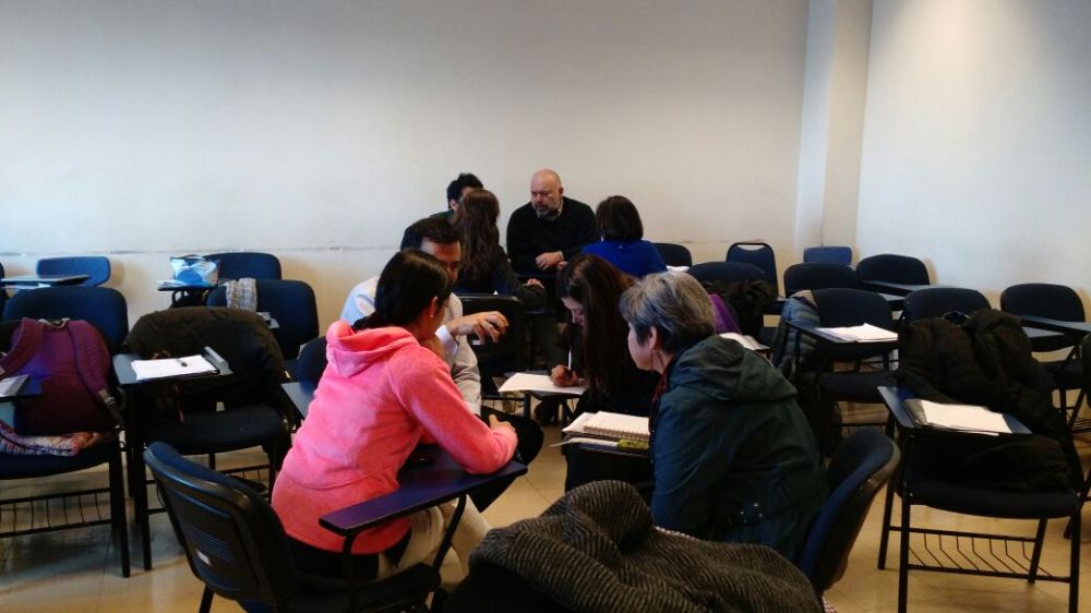 Docentes en el Taller