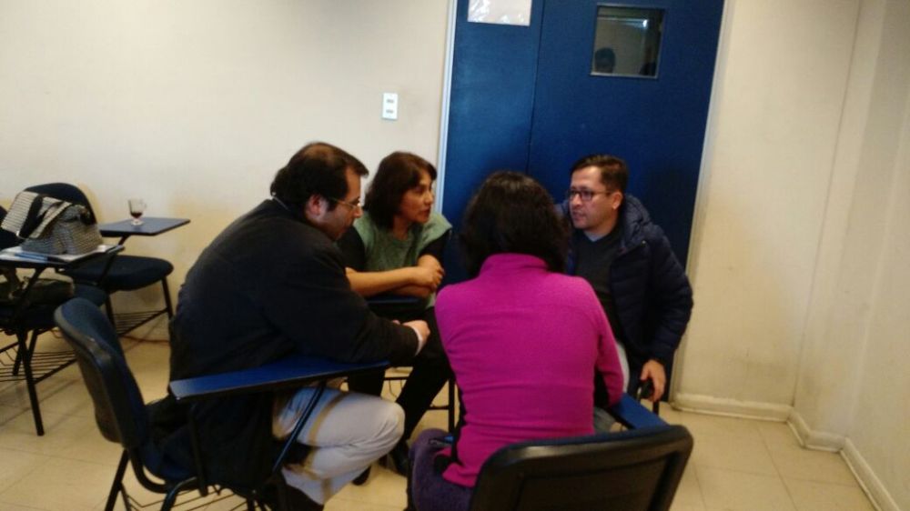 Docentes en el Taller