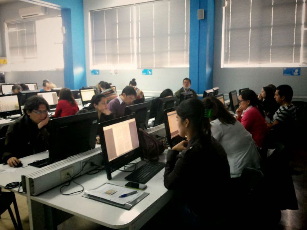 Docentes en el Taller