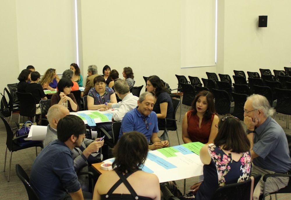 El taller pretendía conocer la percepción sobre acciones y criterios asociados a la valoración de la docencia.