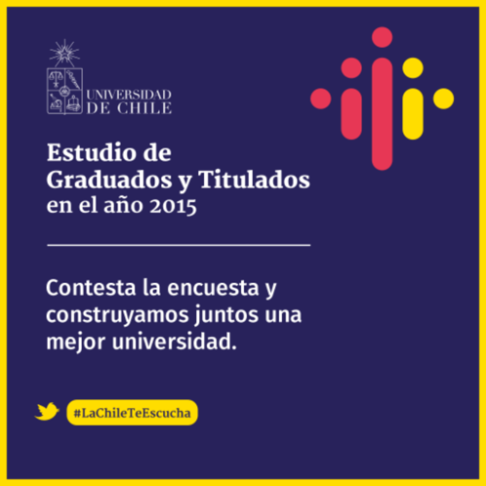 Esta es la segunda versión del Estudio de graduados y titulados de pregrado, el que se realizará anualmente, a partir de esta aplicación.