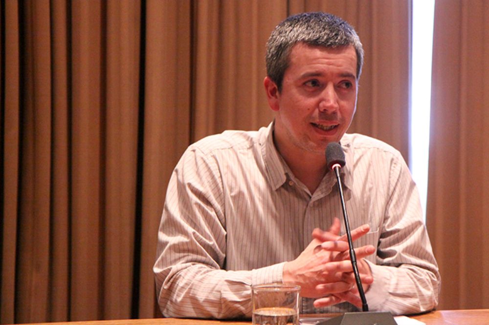 Juan José Adriasola, director de la Colección "Biblioteca Chilena" agradeció a la U. de Chile por este trabajo conjunto y destacó el trabajo de edición crítica de la profesora Natalia Cisterna.