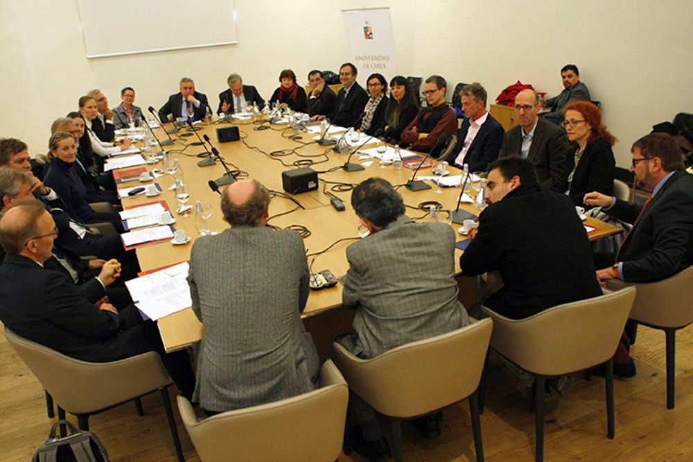 La visita de los representantes de la Universidad de Hamburgo a la Casa de Bello contempló, además, la visita a cinco facultades para explorar las posibilidades de cooperación específica.