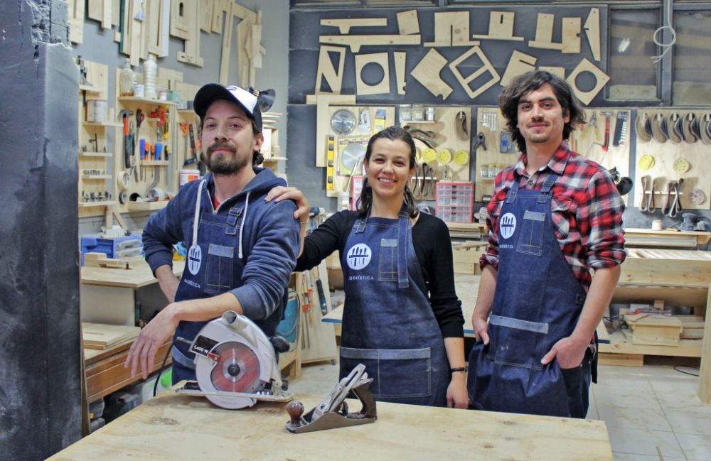 El arquitecto Patricio Ortega (primero a la izquierda), fundador de Maderística será otro de los invitados.