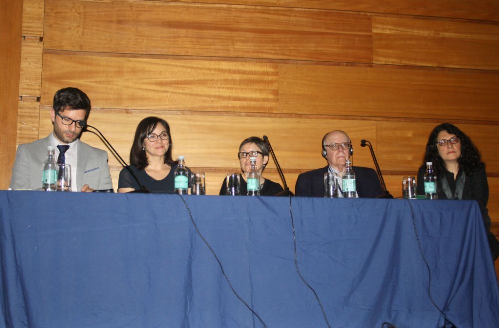 Natalia Ávila, Carolina Guzmán y Sara Pérez participaron de la mesa temática:Perfiles estudiantiles, iniciativas institucionales y prácticas letradas en la universidad: desafíos y oportunidades.