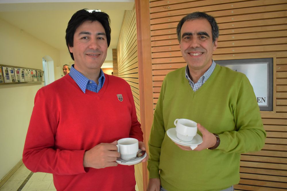 Cristian Rojas, Coordinador de NIC Chile y Eduardo Mercader, Director de Operaciones 
