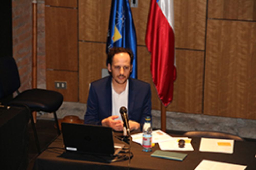 El Jefe del Departamento de Análisis de la Realidad Social del Ministerio de Desarrollo Social, Juan Cristóbal Moreno.