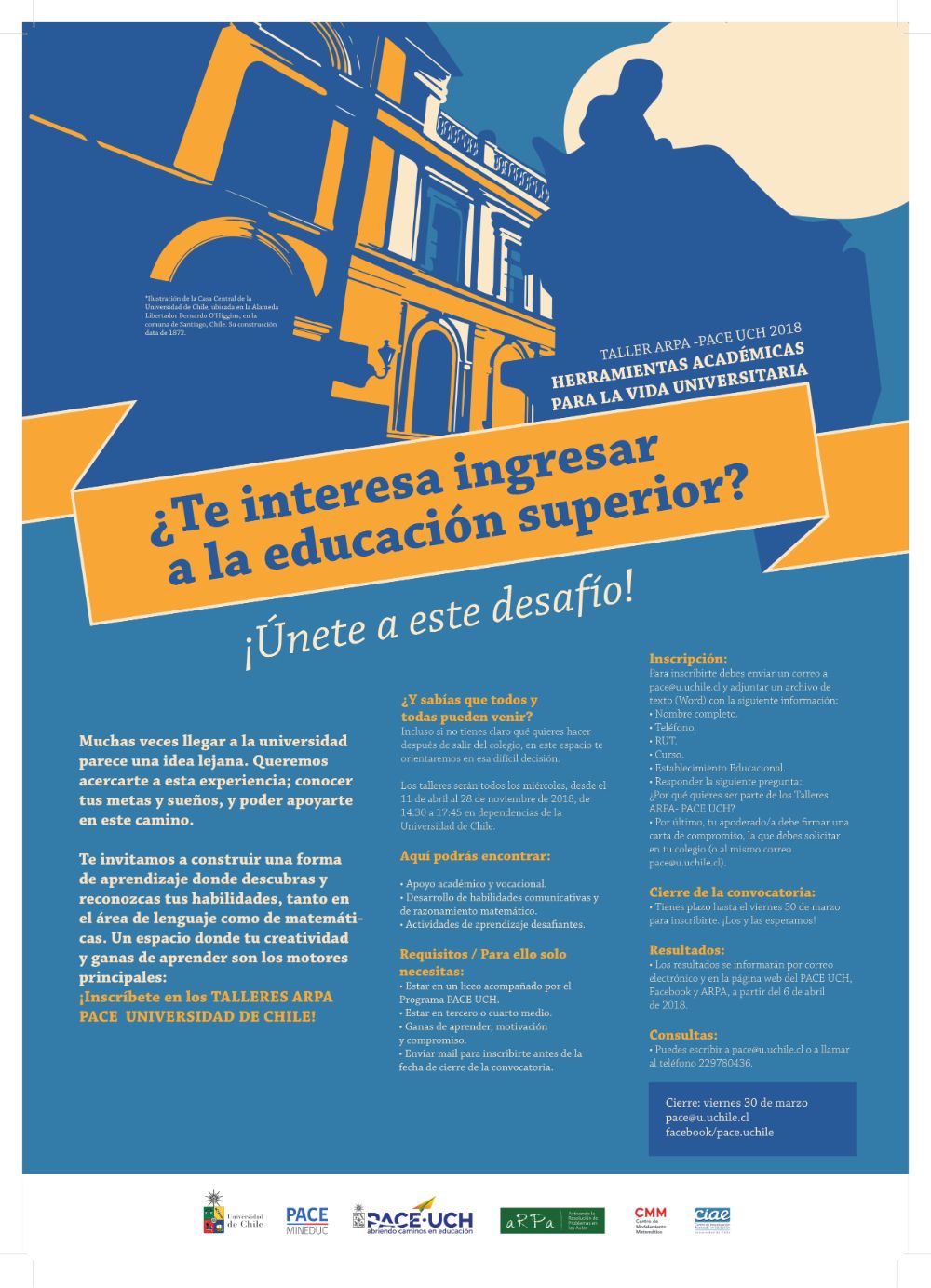 Afiche de la convocatoria.