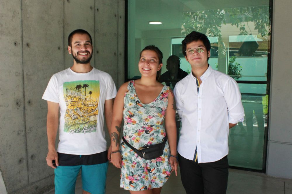 Mauricio de Odontología, Esperanza de Psicología y Angelo de Arquitectura vivieron la experiencia de Movilidad Nacional el segundo semestre de 2017