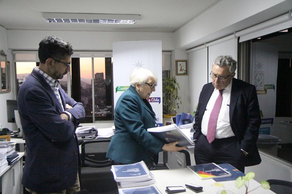 La información analizada y sistematizada en esta etapa fue desarrollada por las distintas unidades de la Universidad de Chile bajo la coordinación del Comité Operativo de Acreditación Institucional.