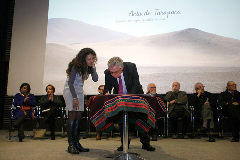El Rector Ennio Vivaldi fue uno de los cuatro rectores del país que adscribieron a esta declaración que alerta sobre la crisis del recurso hídrico en el Norte.