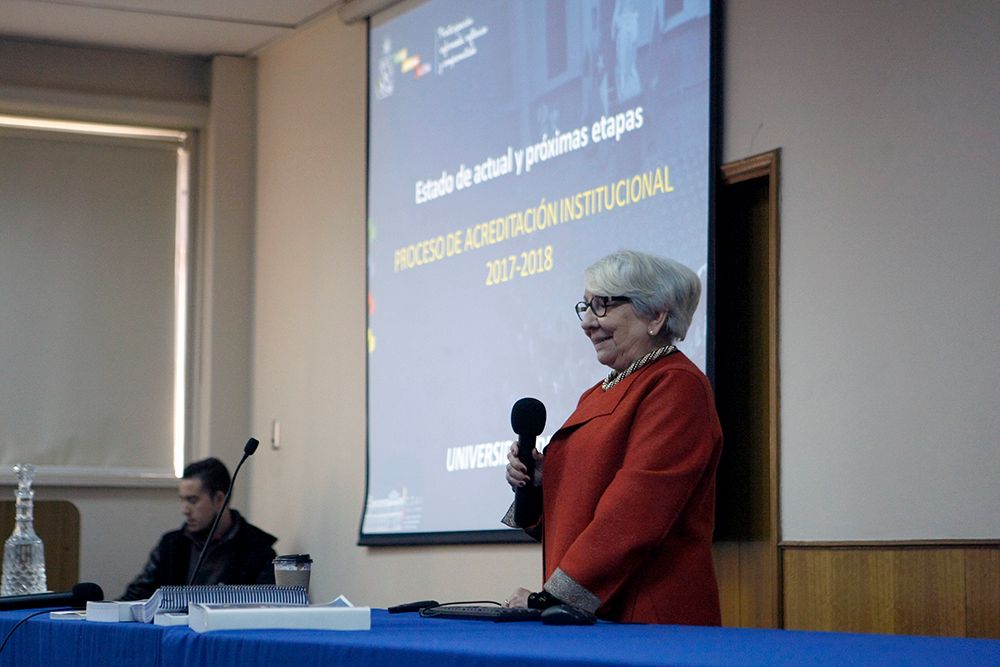 La doctora Gloria Riquelme anunció que este 25 de julio iniciará el trabajo comunicacional con los equipos de comunicaciones locales de cada unidad académica.