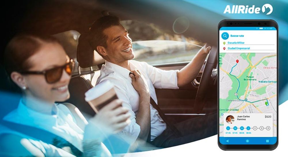 AllRide apunta a lograr una movilidad más eficiente y económica, que ayude de paso a descongestionar las calles y dismunuir los contaminantes emitidos por los automóviles.  